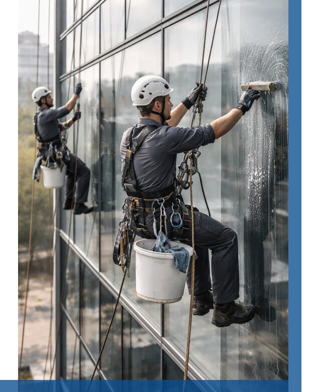 Мойка сплошного остекления в Климовске, заказать от 304 р.| ВЫСОТНИК-Клс