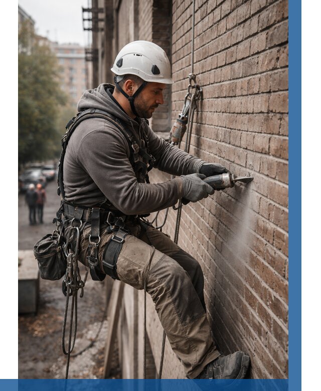 Расшивка кирпичных швов в Климовске от 608 р. | ВЫСОТНИК-Клс