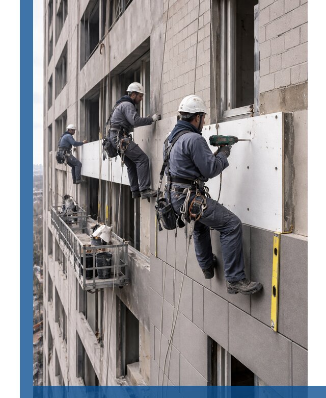 Монтаж фасадных термопанелей высокого качества в Климовске