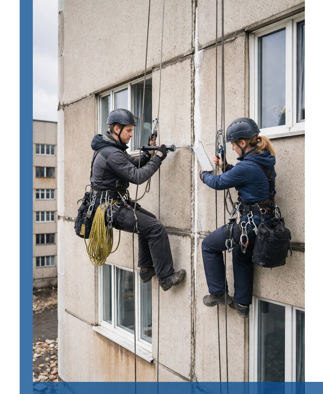 Герметизация межпанельных швов тёплым швом в Климовске