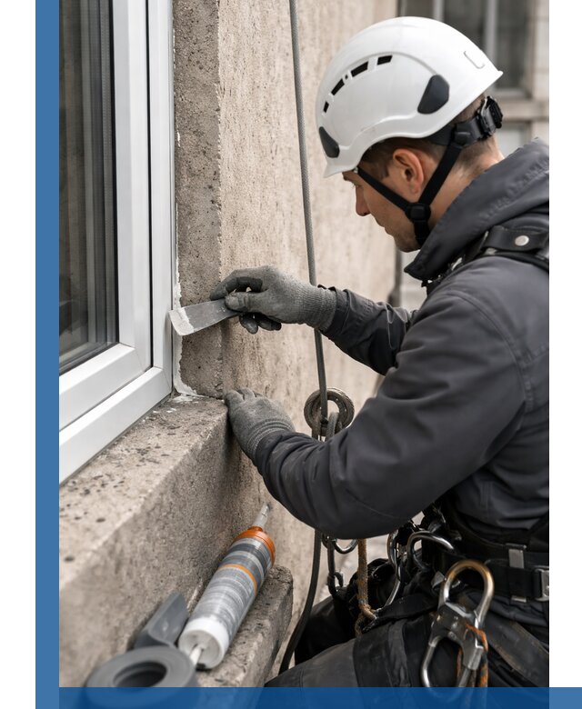 Герметизация монтажных швов окон в Климовске с гарантией качества