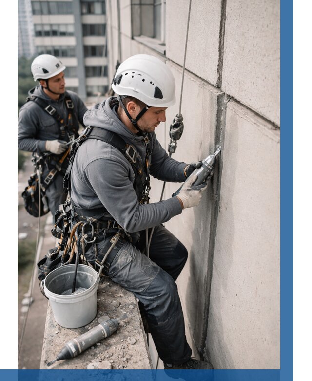 Ремонт деформационных швов здания в Климовске от 1013 р. | ВЫСОТНИК-Клс