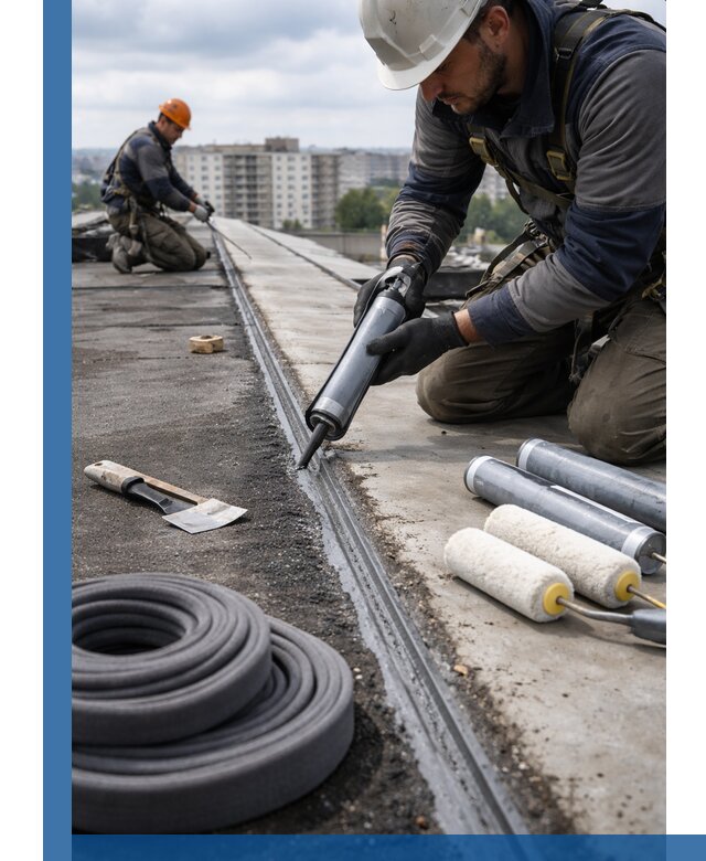 Герметизация швов кровли в Климовске с гарантией герметичности