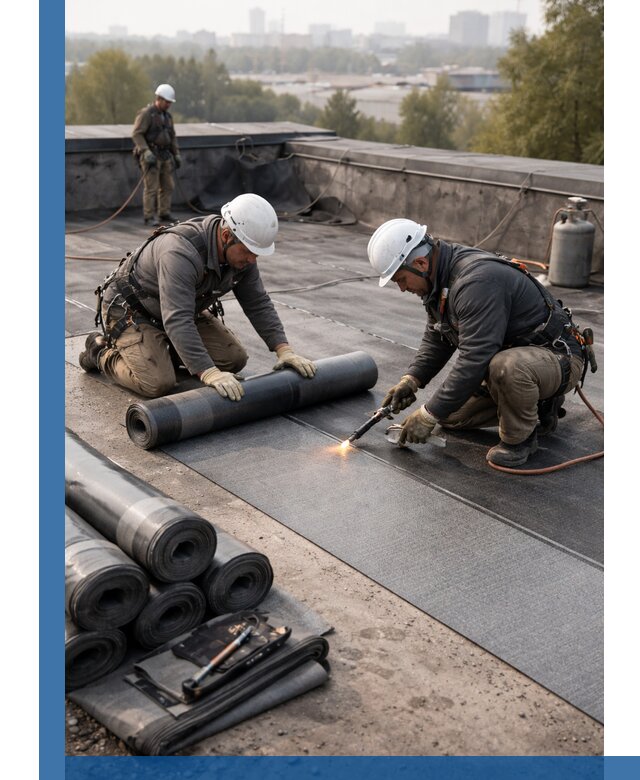 Монтаж мягкой кровли в Климовске профессионально и надежно