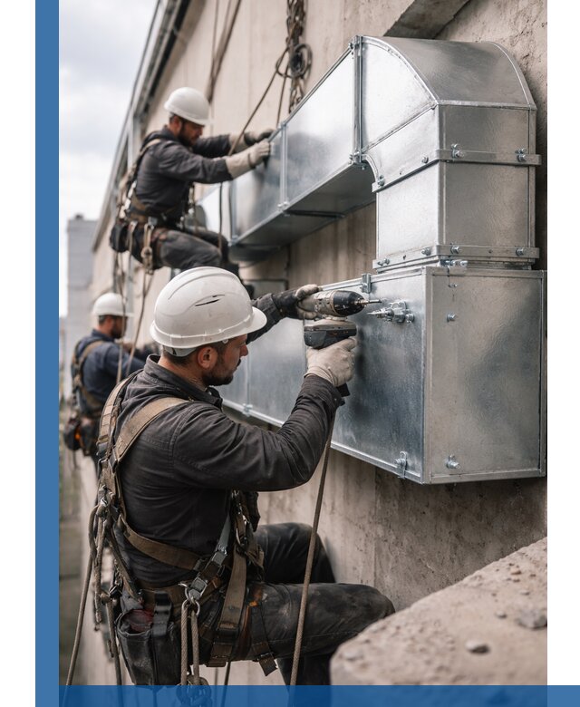 Профессиональный монтаж вентиляционных коробов в Климовске под ключ