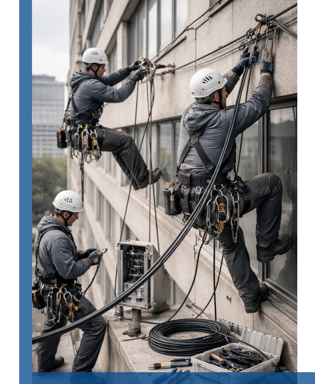 Прокладка оптоволоконного кабеля в Климовске под ключ с тестированием