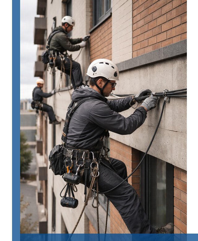 Крепление кабеля на фасаде монтаж и крепеж в Климовске