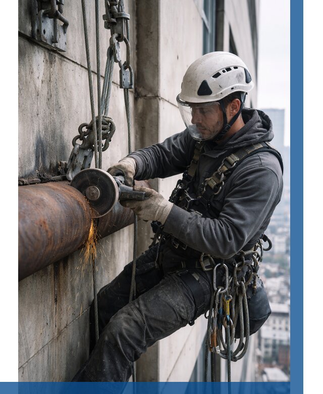 Резка металла на высоте в Климовске по цене от 4558 р. | ВЫСОТНИК-Клс