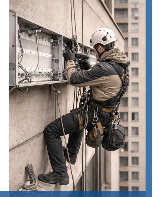 Ремонт вывески на высоте в Климовске от 4558 р. | ВЫСОТНИК-Клс