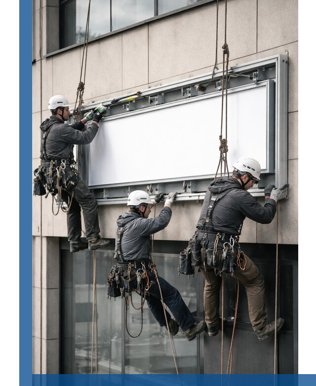 Профессиональный монтаж светового короба под ключ в Климовске