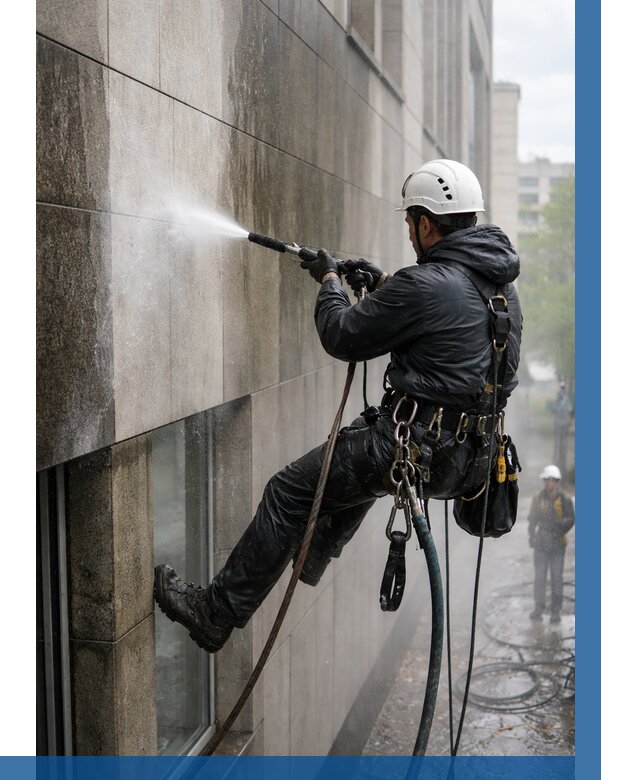 Гидроструйная очистка поверхностей в Климовске от 861 р. | ВЫСОТНИК-Клс