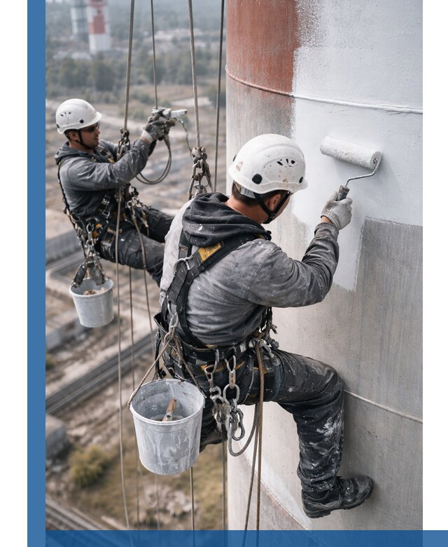 Покраска дымовых труб в Климовске: антикоррозийная защита и восстановление