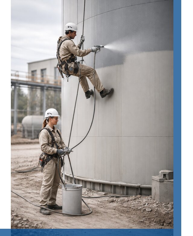 Покраска резервуаров в Климовске от 1215 р. | ВЫСОТНИК-Клс — заказать