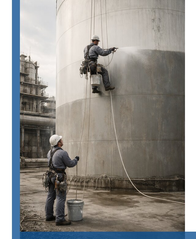 Покраска стальных резервуаров и емкостей в Климовске профессионально