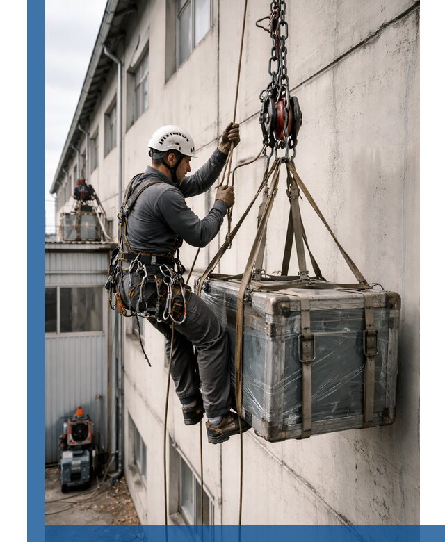 Подъем грузов на высоту в Климовске для промышленных объектов