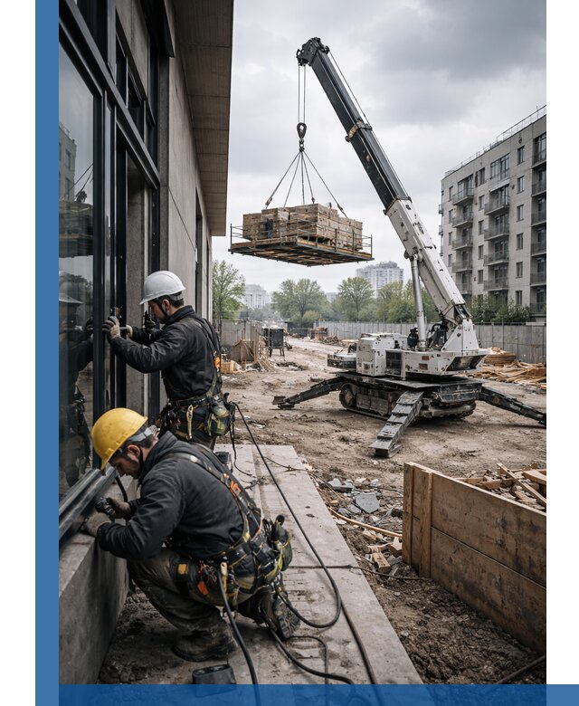 Аренда крана Пионер в Климовске для строительных работ