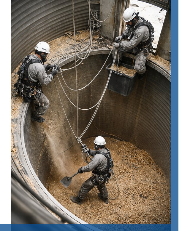 Чистка зерновых бункеров в Климовске от 12154 р. | ВЫСОТНИК-Клс