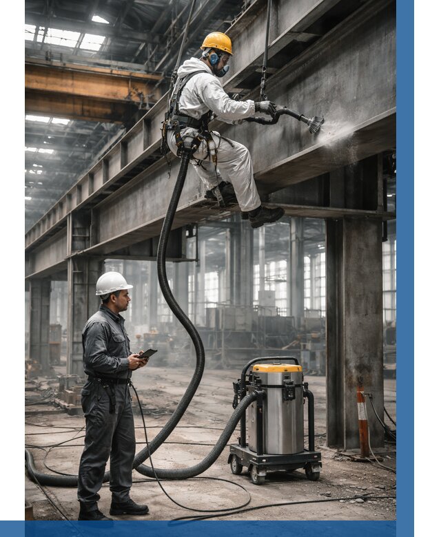 Обеспыливание конструкций в цехе в Климовске от 4254 р. | ВЫСОТНИК-Клс