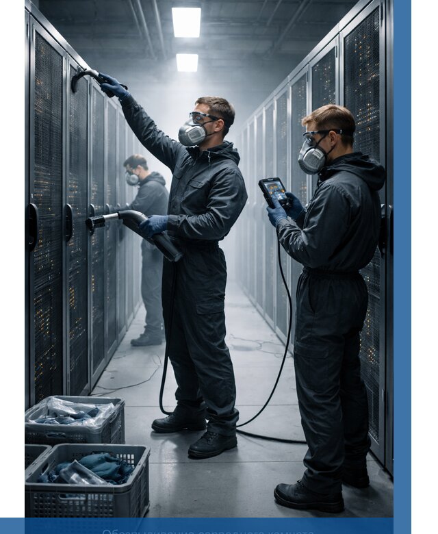 Обеспыливание серверной комнаты в Климовске от 4558 р. | ВЫСОТНИК-Клс