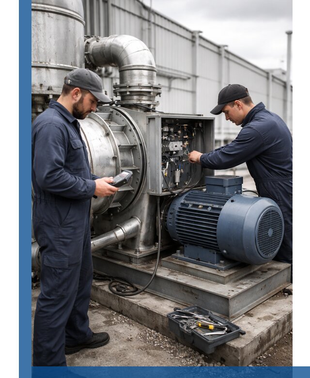 Техническое обслуживание промышленного оборудования в Климовске