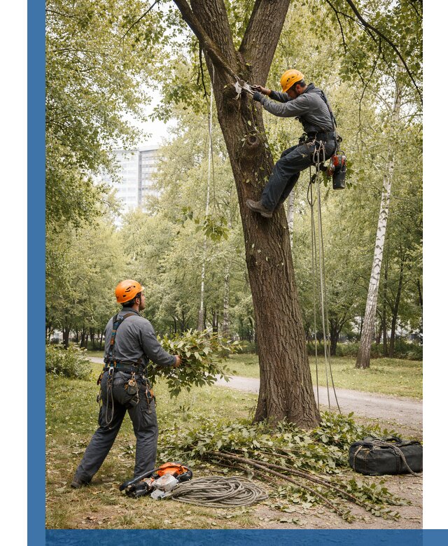 Санитарная обрезка деревьев в Климовске, профессионально и безопасно