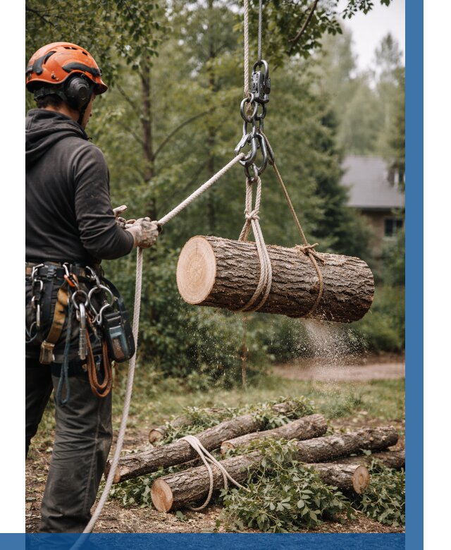 Валка деревьев частями в Климовске от 7596 р. | ВЫСОТНИК-Клс