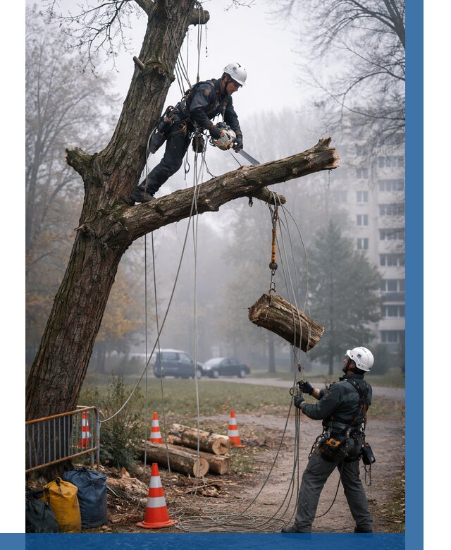 Удаление аварийных деревьев в Климовске от 15192 р. | ВЫСОТНИК-Клс