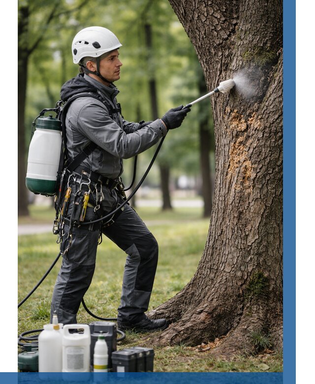 Обработка деревьев от вредителей в Климовске от 4558 р. | ВЫСОТНИК-Клс