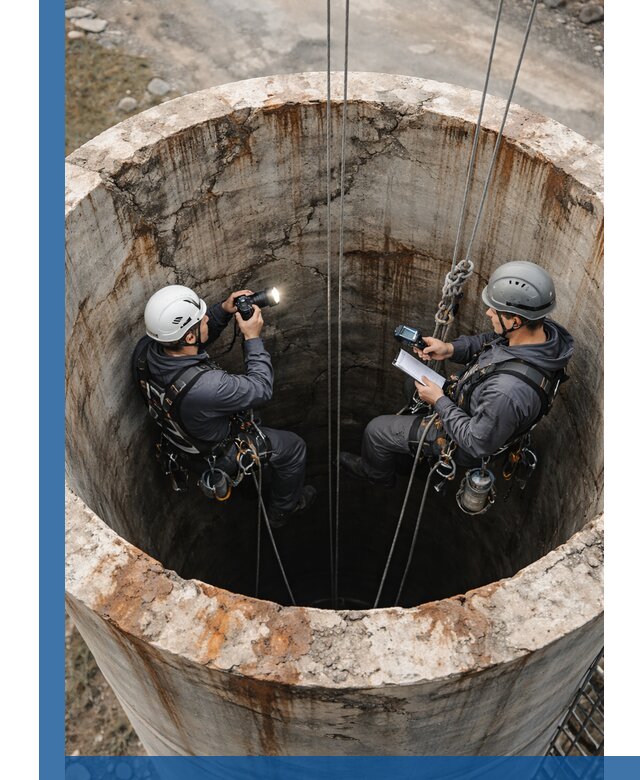 Обследование дымовой трубы: диагностика и оценка состояния в Климовске