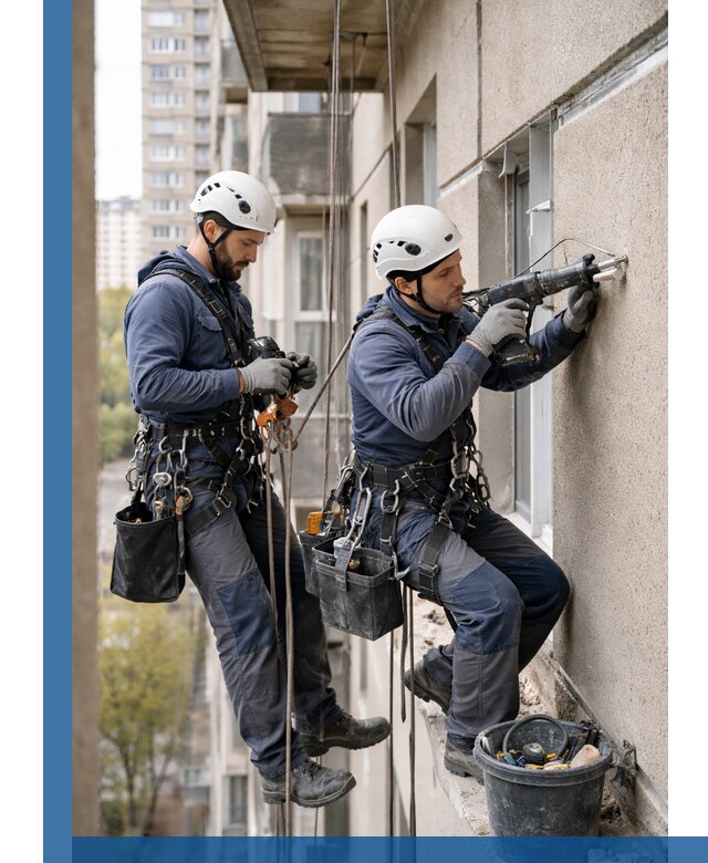 Промышленные альпинисты высотные работы и монтаж в Климовске